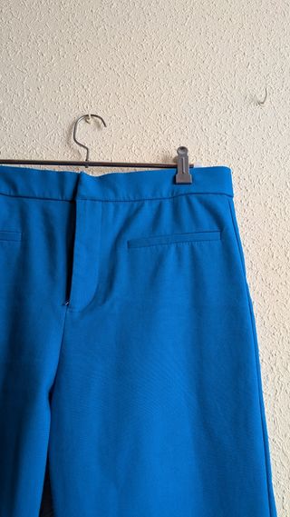 Pantalones azul marino - tiro alto