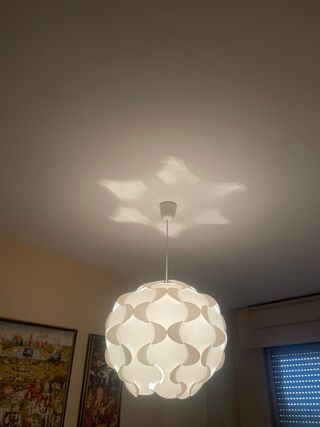 Lámpara techo blanca 50cm - Moderna