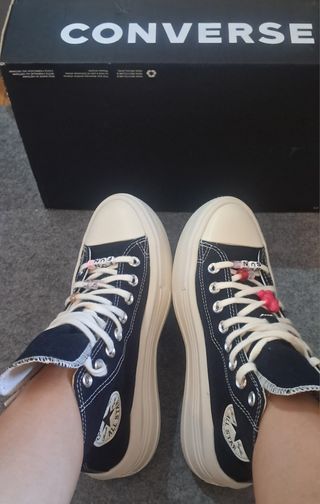 Converse Chuck Taylor Platform negras