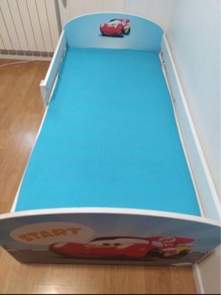 Cama infantil Cars con cajón