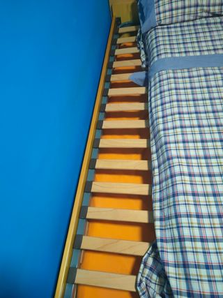 Cama nido plegable adulto de madera maciza