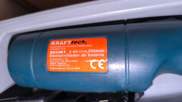Destornillador Krafttech 2.4V SD24K1