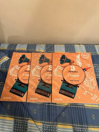 libros escolares de tercero