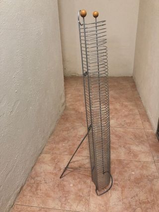 Torre CD - Soporte Metalica Plata