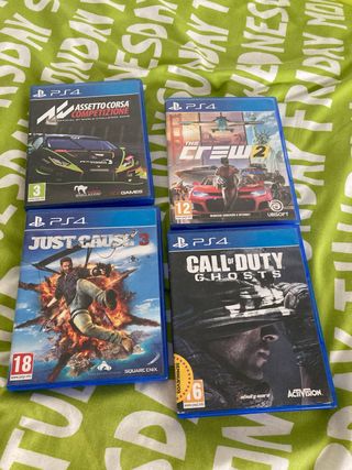 Pack 4 juegos ps4