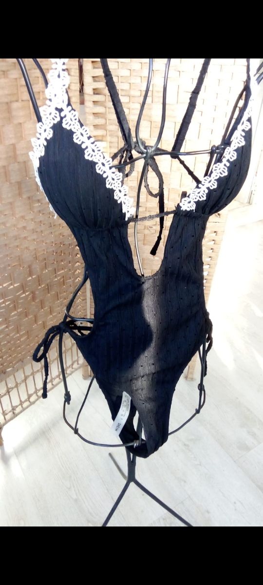 Trikini Preto c/ Renda - Tam. 36