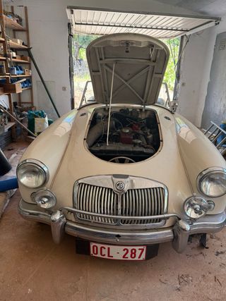 MG Roadster 1957-clasico