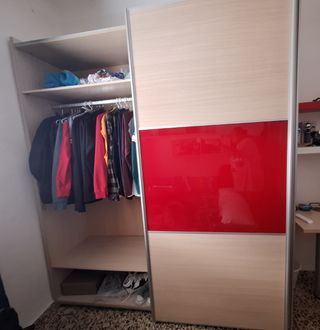 Armario ropero 2 puertas correderas
