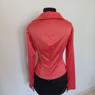 Blusa salmón, color salmón, mujer, talla 38.