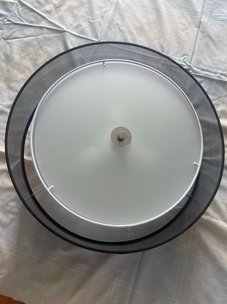 Lámpara moderna Ø48cm - Negro/Blanco