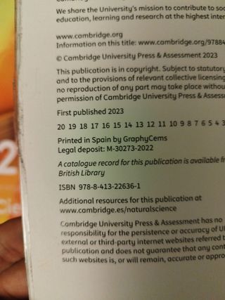 Cambridge Natural Science Level 2 primaria