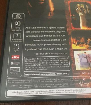 EL AMERICANO IMPASIBLE EDICION ESPECIAL 2 DVD