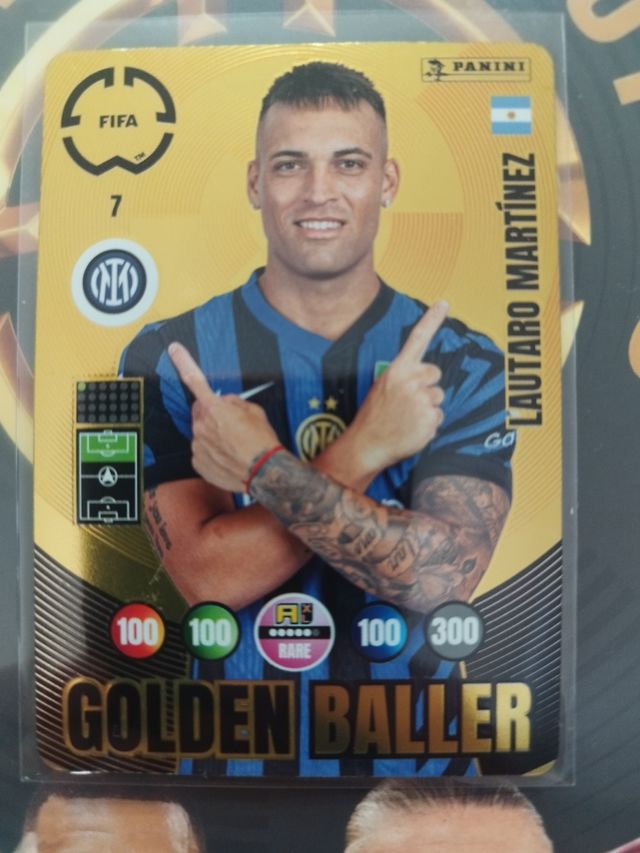 Cromo Lautaro Martínez Golden Baller mundial