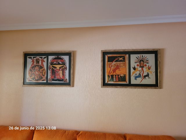 2 Cuadros  Códice de Santo Toribio de Liebana.