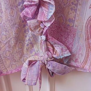 Blusa Zara crop multicolor