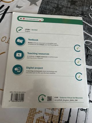 libro de ingles grado medio