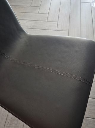 6 sedie ecopelle Antracite Nuovarredo