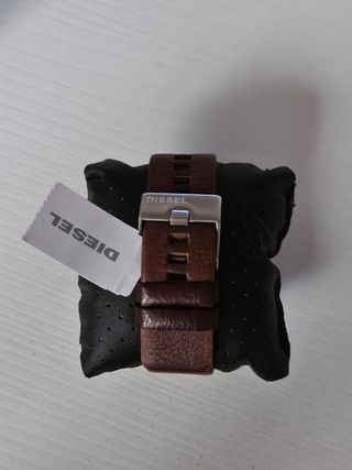 Reloj Diesel marrón y plata