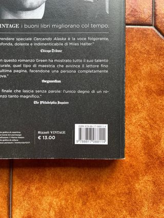 Romanzo Cercando Alaska - John Green