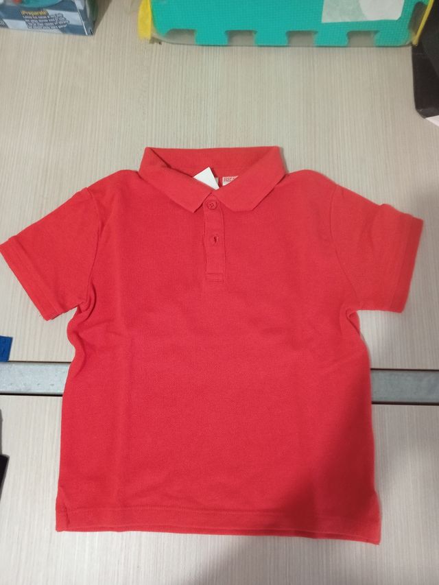 Polo Zara niño rojo 2-3 años