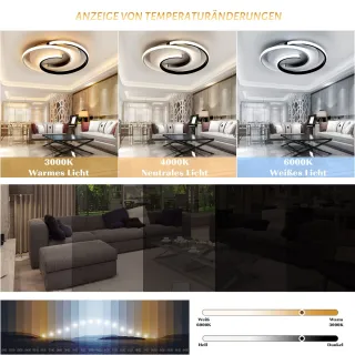 Plafoniera LED BAYHT - Moderna