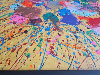 Quadro astratto colorato