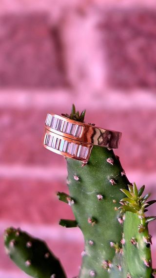 Anillo oro circonitas - Joya elegante