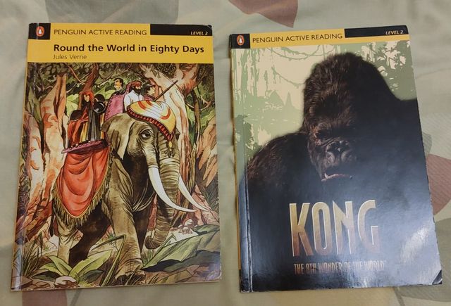 Lote 2 libros. King Kong y Round the world in 80 d