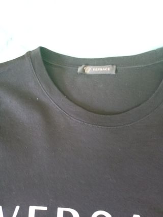 Camiseta Versace negra