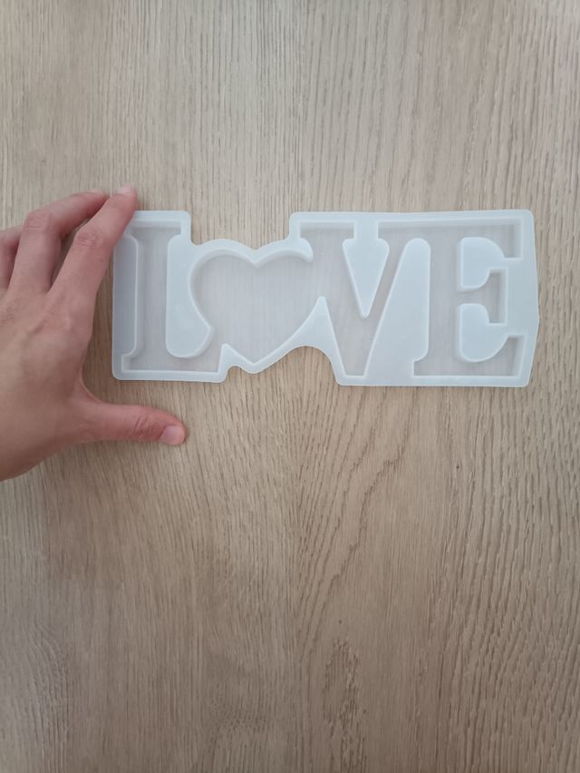 Molde Silicona LOVE