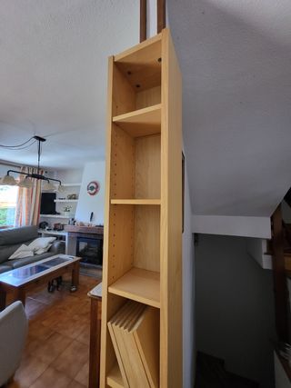 Estantería CDs o libros en madera de pino.