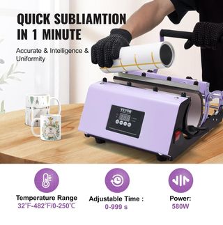 Prensa térmica tazas sublimación