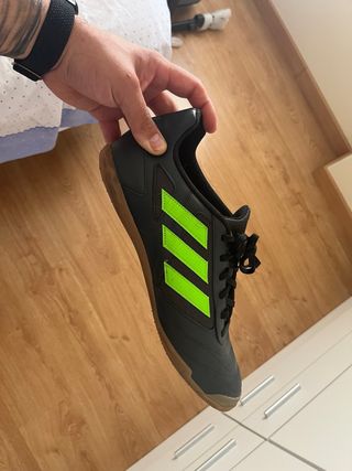 Zapatillas Adidas Fútbol Sala - Negras/Verdes