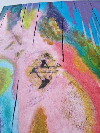 Quadro astratto colorato