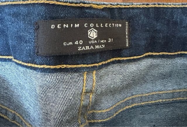 Vaqueros Zara Man - EU40, Azul