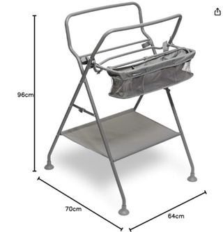 Bañera Twistshake con soporte.