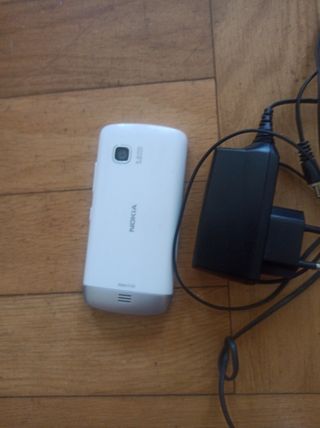 Nokia móvil blanco