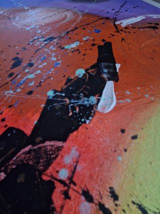 Quadro astratto colorato