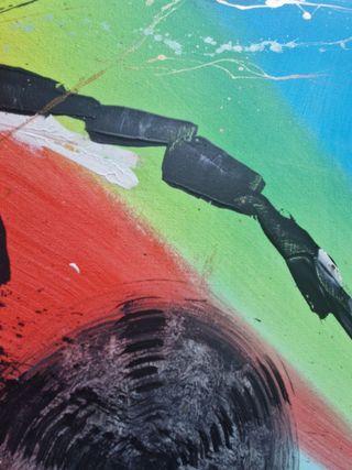 Quadro astratto colorato