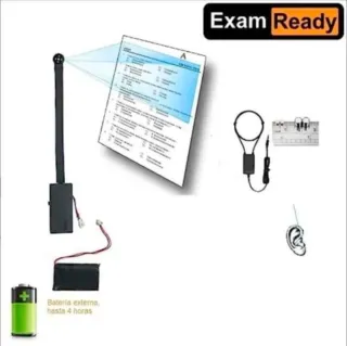 Cámara oculta + micrófono