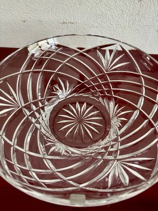 Centrotavola in cristallo RCR Home & Table anni 80