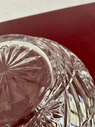 Centrotavola in cristallo RCR Home & Table anni 80