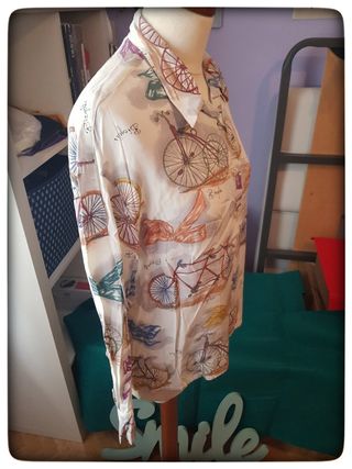 Camisa Vintage Estampada Talla M Graphic Shirt