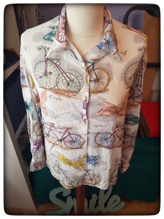 Camisa Vintage Estampada Talla M Graphic Shirt