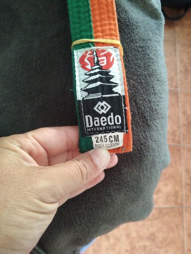 Cinturón Daedo Taekwondo 245cm