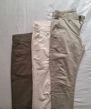 Pack de 4 pantalones: 3 de Zara y 1 de Easy Wear