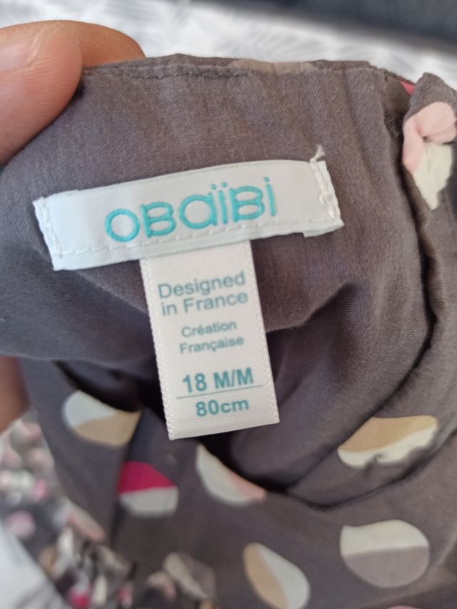Vestito Obaibi bimba 18 mesi
