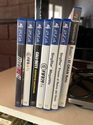 Juegos PS4 y PS2 - 7 unidades