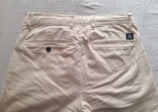 Pantalón Chino Algodón Crema/blanco roto ZARA