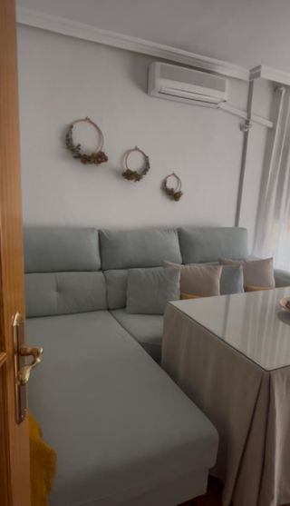 Sofá Chaiselonge Azul agua - NUEVO